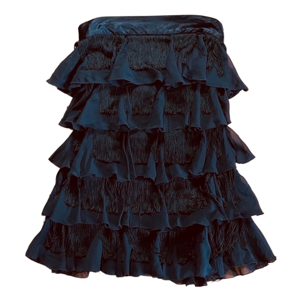 Bebe | Women’s flapper dress, black, size small